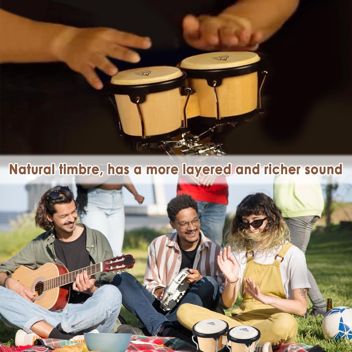 EastRock Bongo⁣ Drum ​Set Review: Perfect for All‌ Ages & Skills