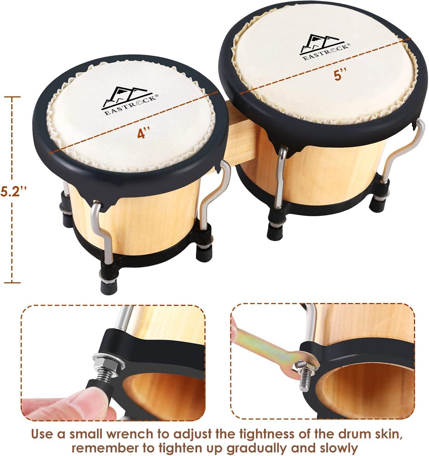 EastRock Bongo Drum Set Review: Perfect ⁤for ‍All Ages ‌& Skills